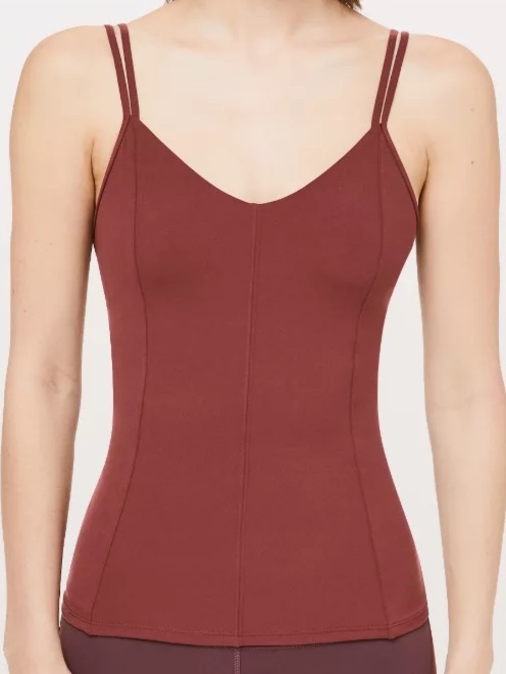 lululemon double-strap tank - Hugged & Held Tank in Savannah color - Size 4